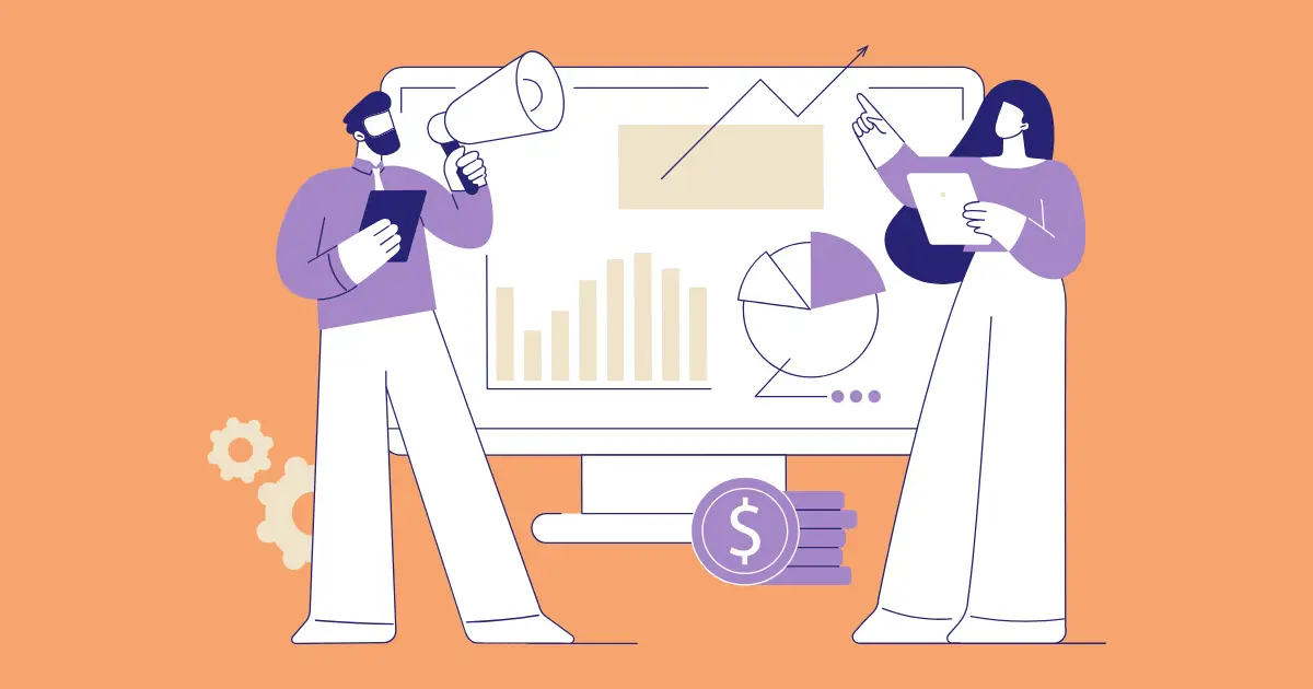 Illustration for website traffic and conversion