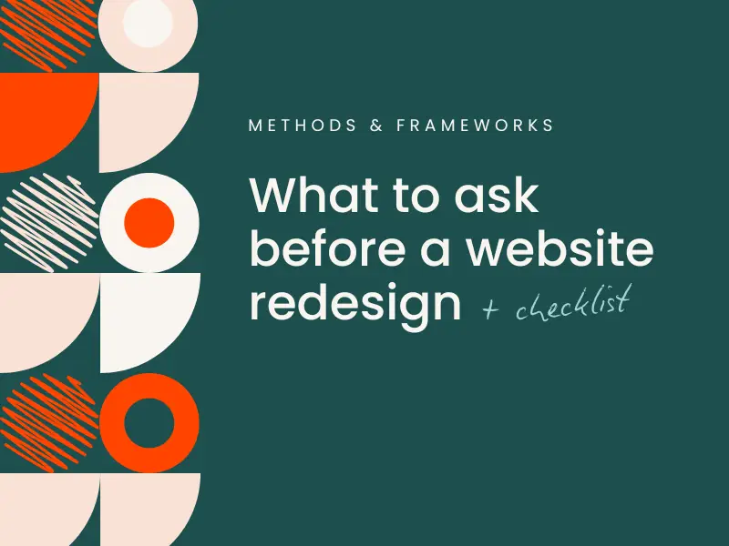 Website Redesign Checklist